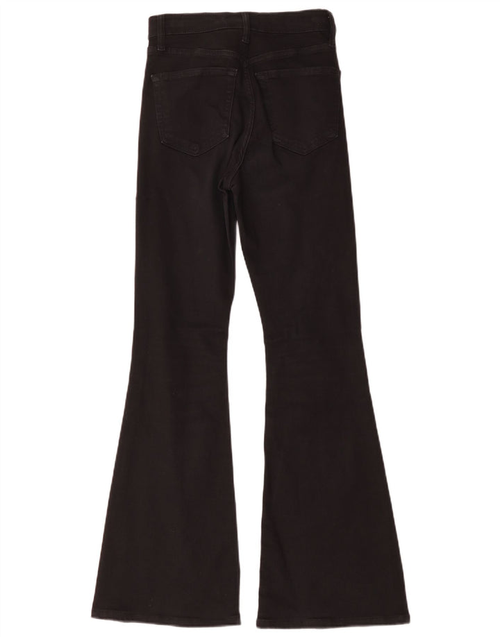 Blugi evazați Jamie Topshop pentru femei W26 L30 bumbac negru
