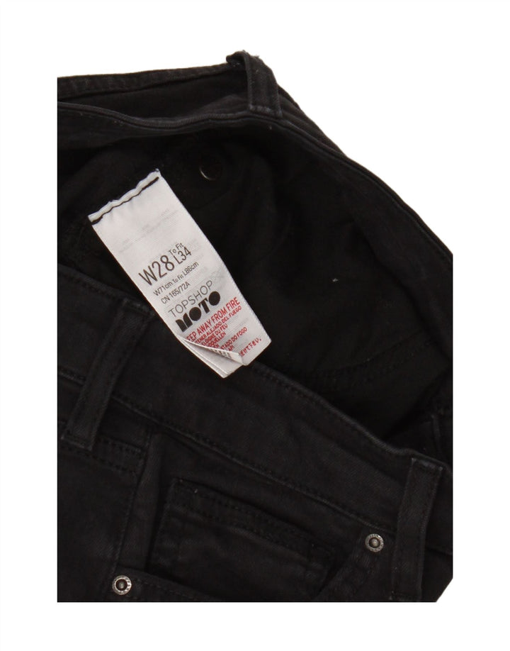 Topshop blugi skinny pentru femei W28 L29 poliester negru