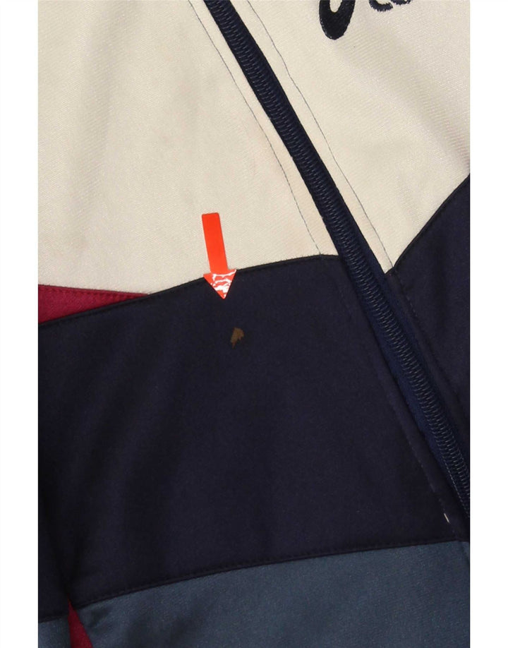 Jachetă de top pentru trening grafic Asics pentru bărbați IT 50 Medium Bleumarin Colorblock