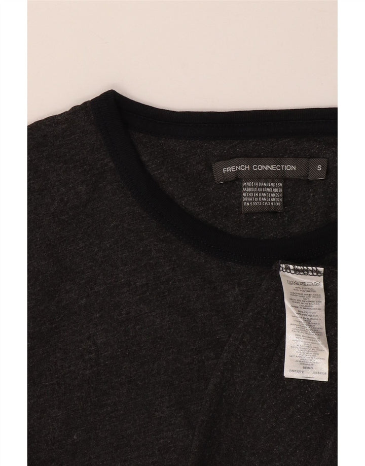 Tricou pentru bărbați French Connection Top mic, gri, bumbac