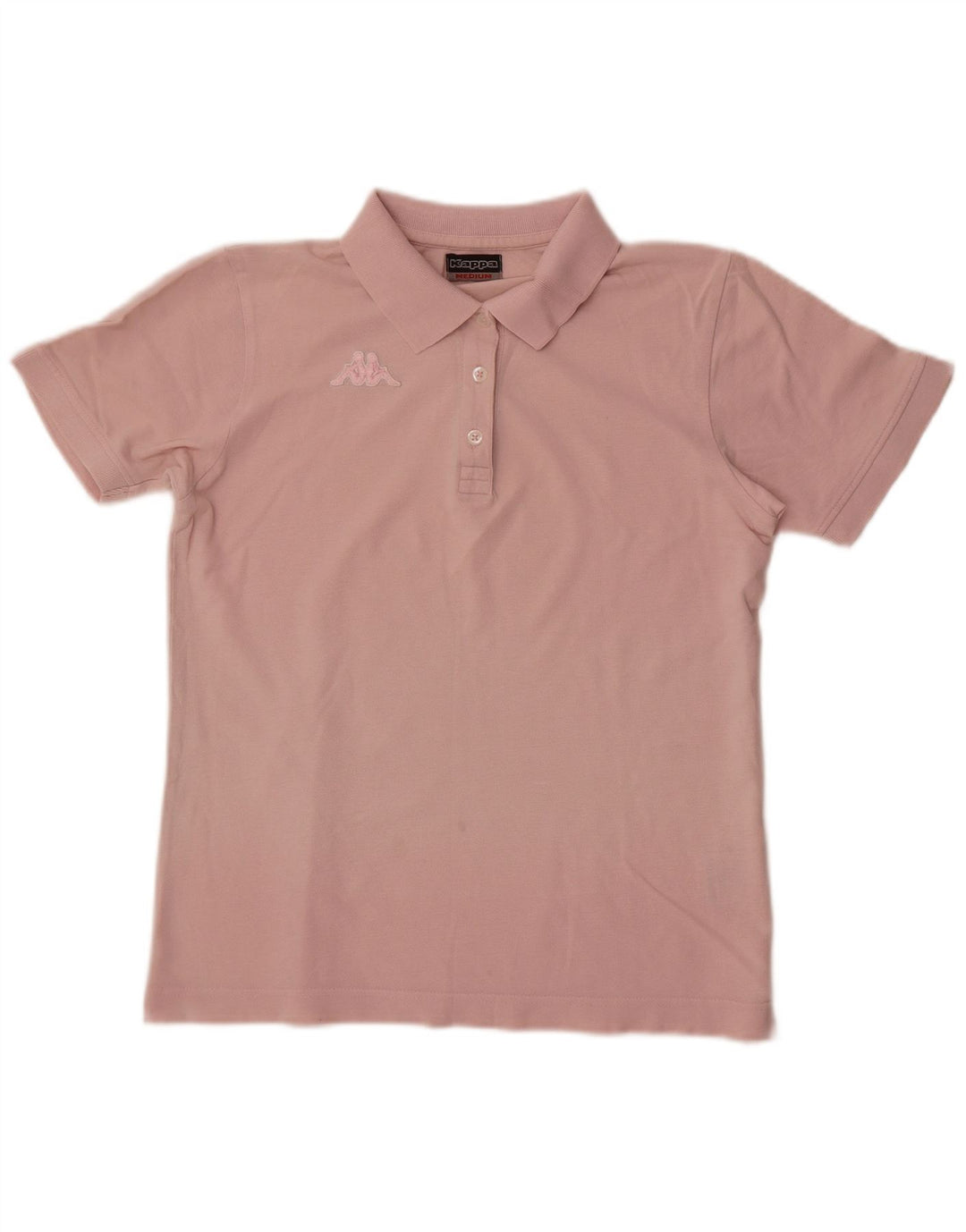 Tricou polo Kappa pentru femei UK 12, bumbac roz mediu