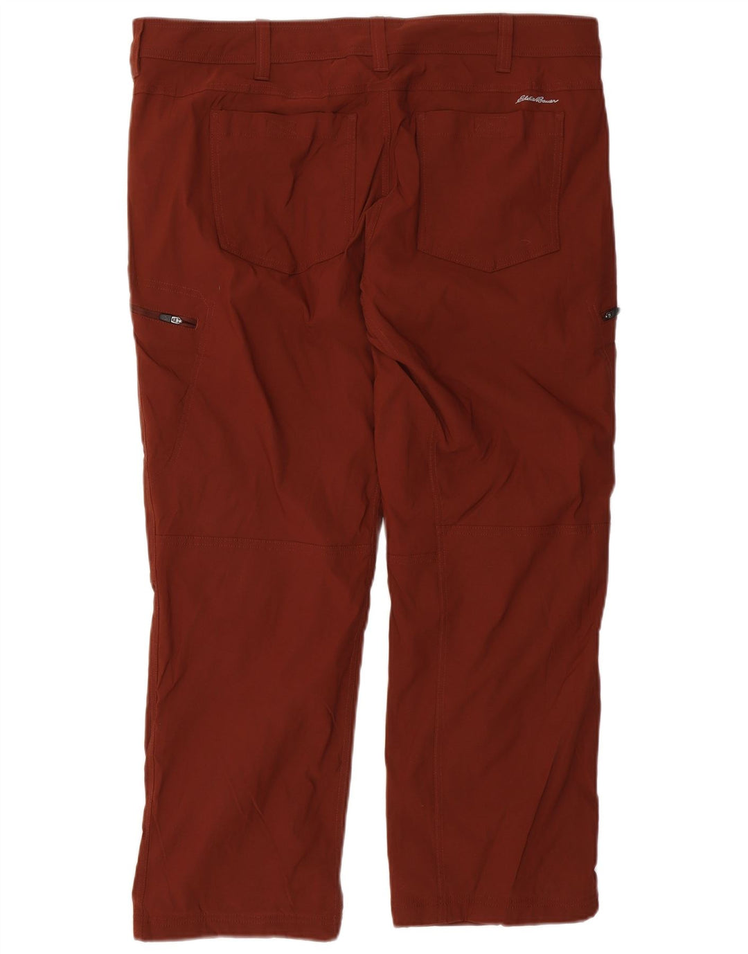 Pantaloni cargo drepți pentru bărbați Eddie Bauer W40 L30 nailon maro