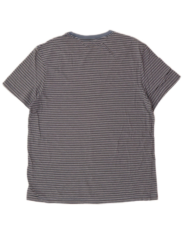 Tricou pentru femei J. CREW Top UK 14 Medium Blue Striped