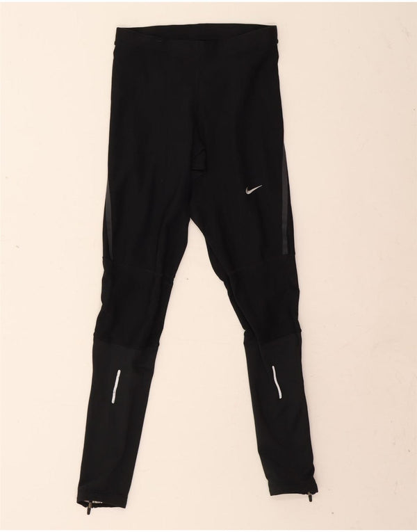 Leggings Dri Fit Nike pentru femei UK 12 Poliester mediu negru