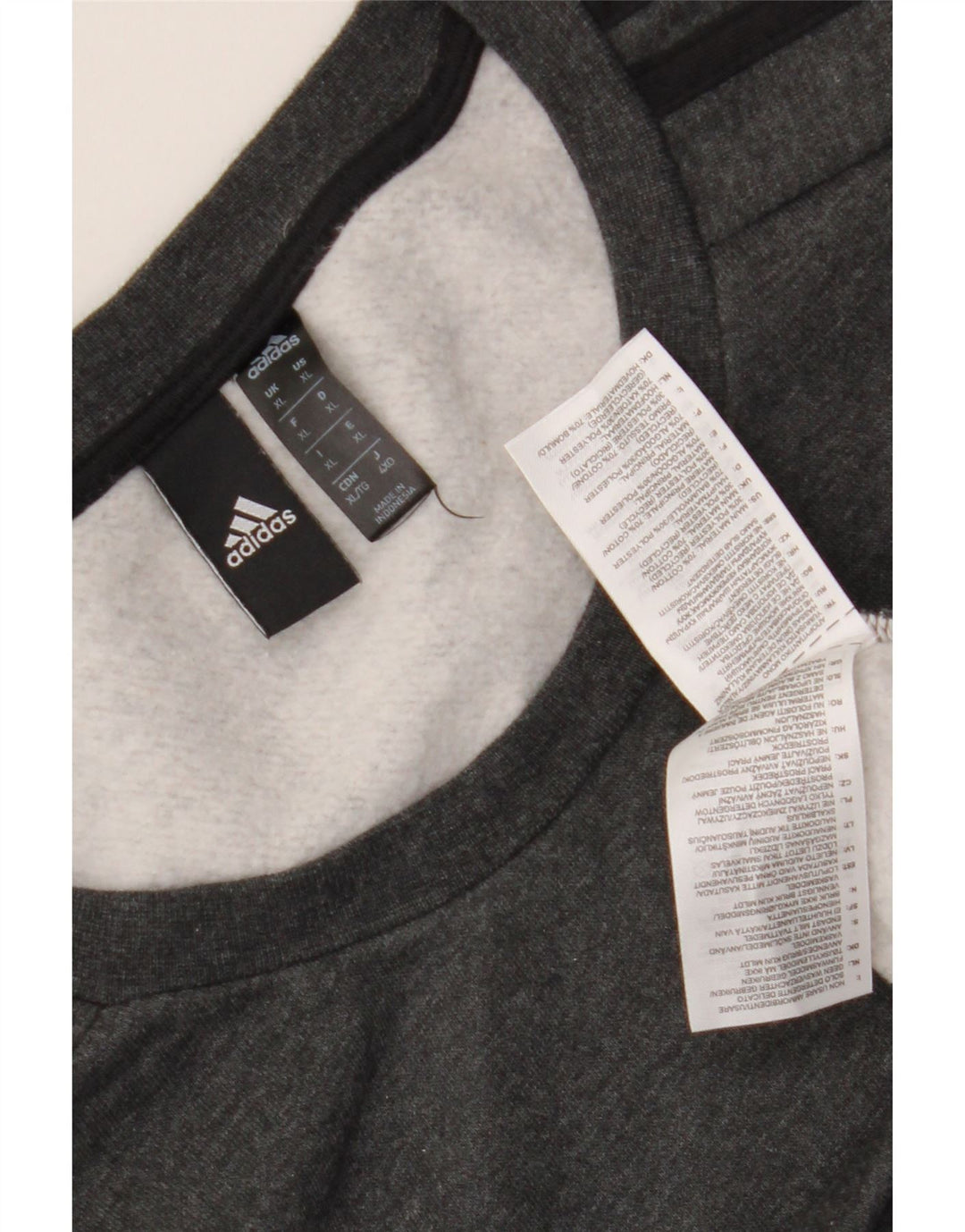 Hanorac pentru bărbați Adidas Jumper XL bumbac gri