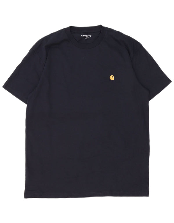 Tricou pentru bărbați Carhartt Top mediu din bumbac bleumarin