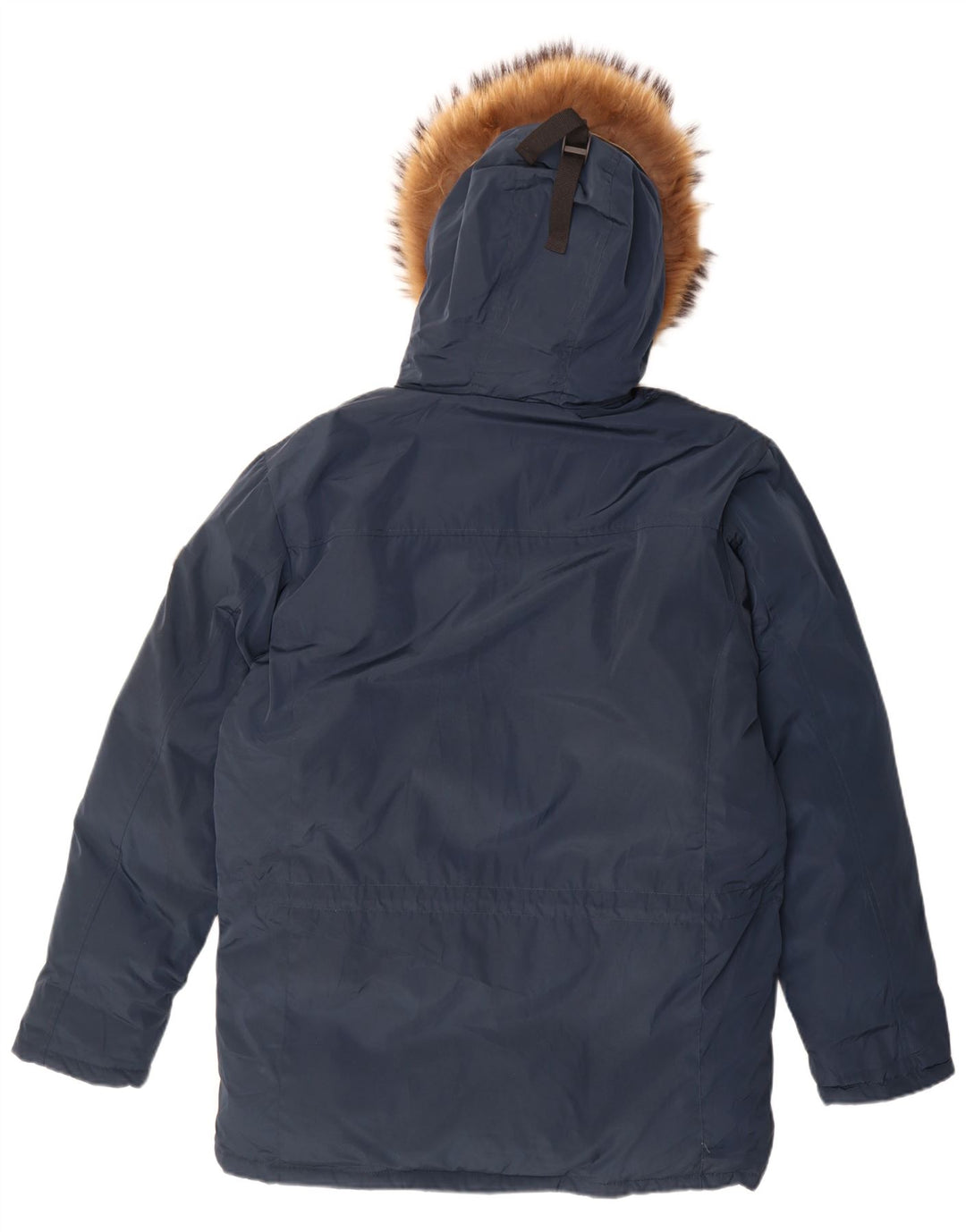 Jachetă parka cu glugă pentru bărbați Brugi IT 52 XL poliester bleumarin