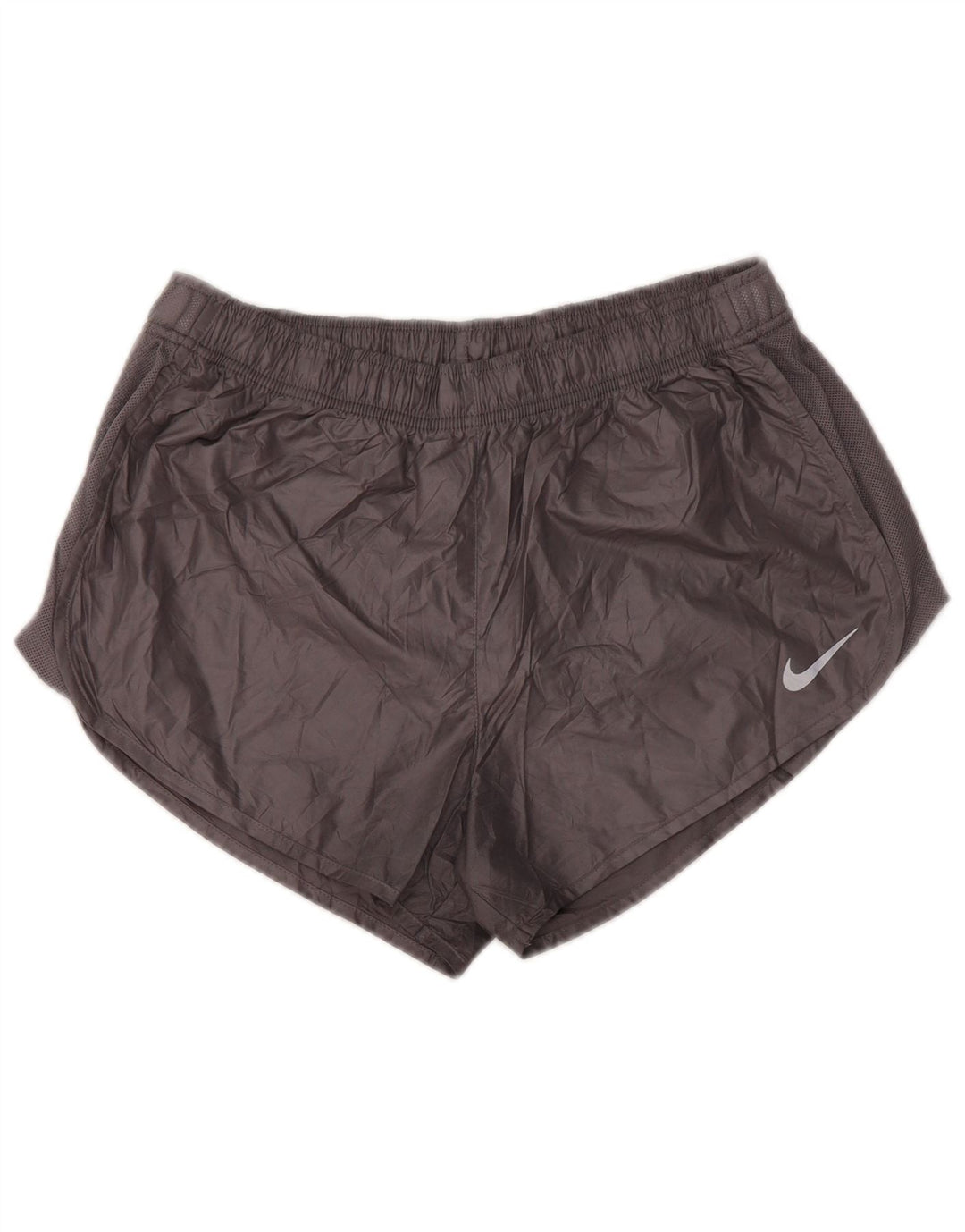 Pantaloni scurti sport NIKE Dri Fit pentru femei UK 14, mari, gri