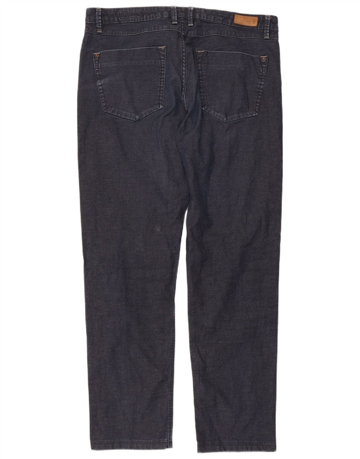 MASSIMO DUTTI Blugi Drepți Bărbați W36 L30 Bumbac Bleumarin
