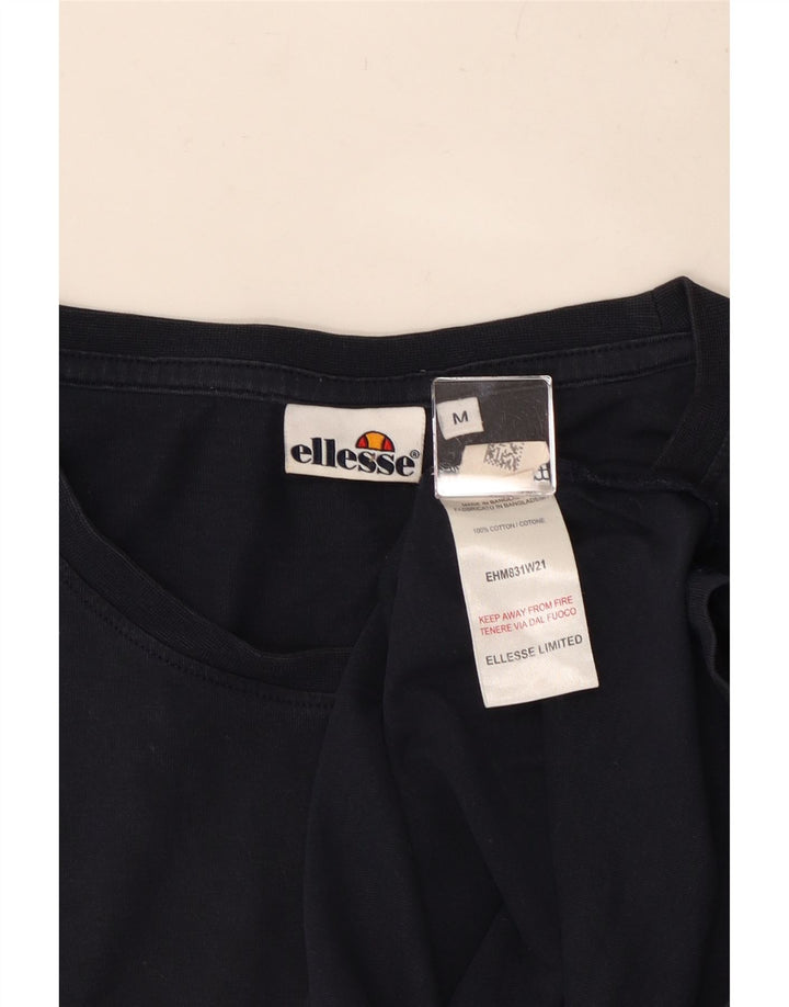 Tricou Bărbați ELLESSE Top Mediu Bleumarin Bumbac Colorblock