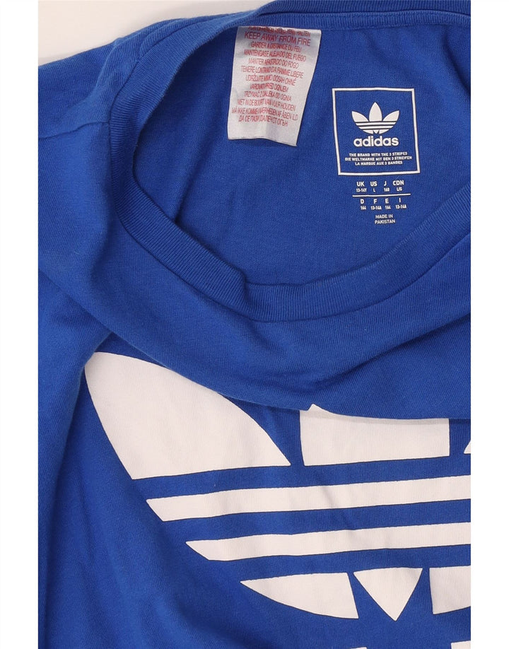 Tricou grafic ADIDAS Fete Top 13-14 Ani Albastru