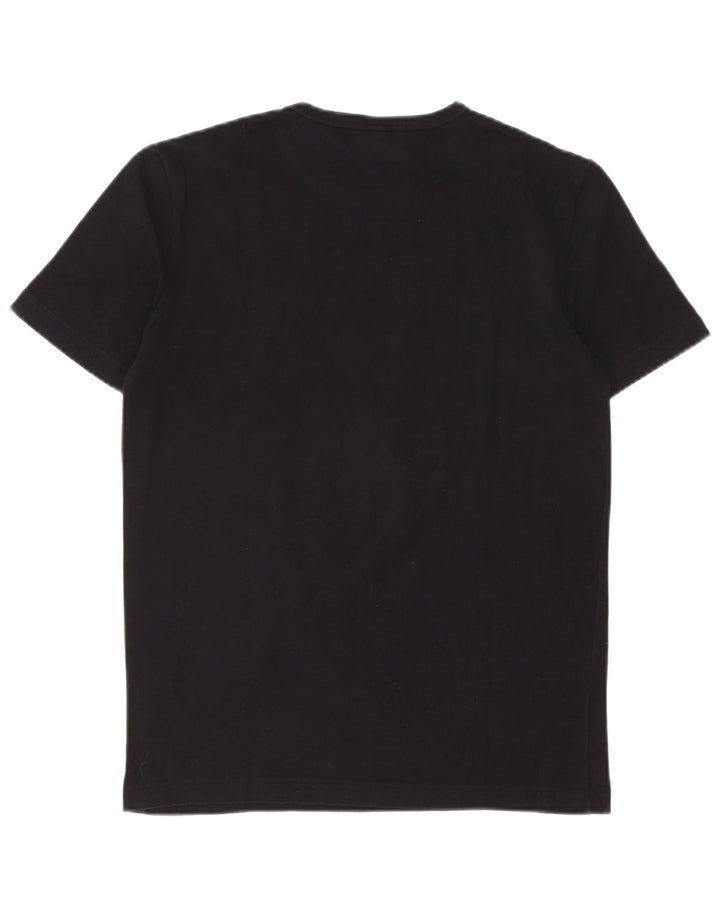 Tricou grafic pentru bărbați Bikkembergs Top mic bumbac negru