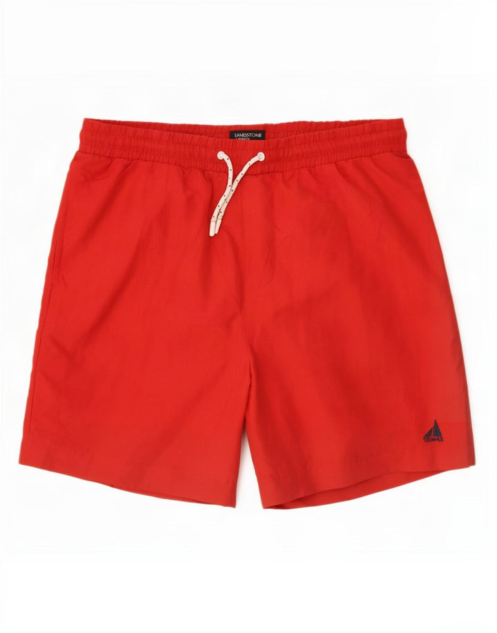 Pantaloni scurți de înot pentru bărbați M&Co Poliester roșu mediu