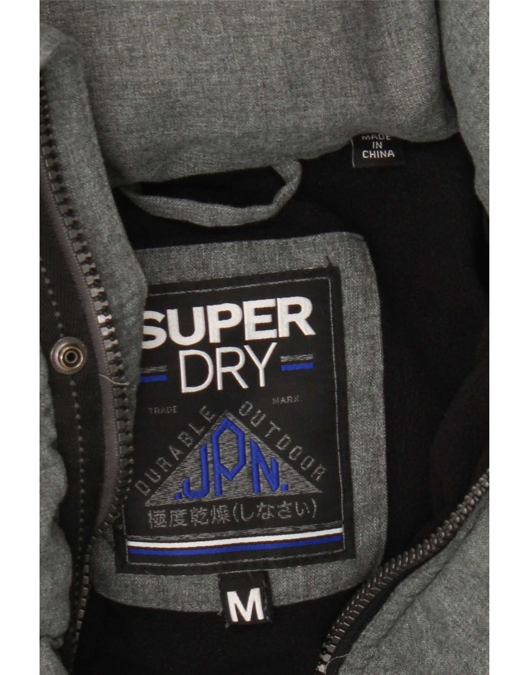 Jachetă căptușită cu glugă pentru bărbați Superdry UIK 38 Poliester gri mediu
