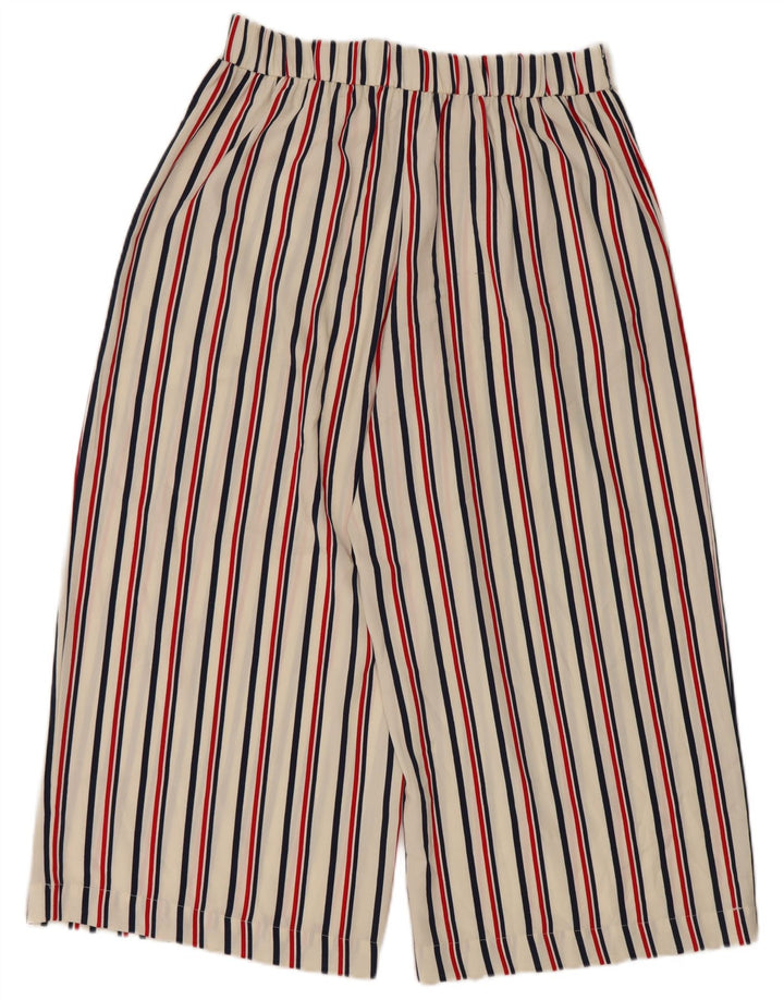 Pantaloni Capri pentru Damă Zara L34 L22 Alb cu dungi