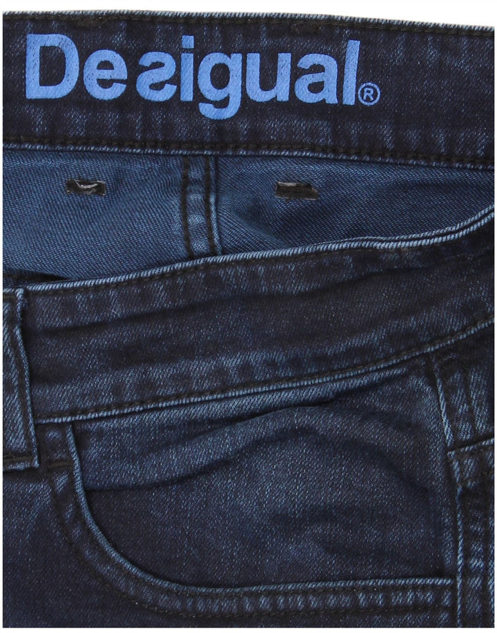 Blugi slim pentru bărbați DESIGUAL W34 L34 bleumarin