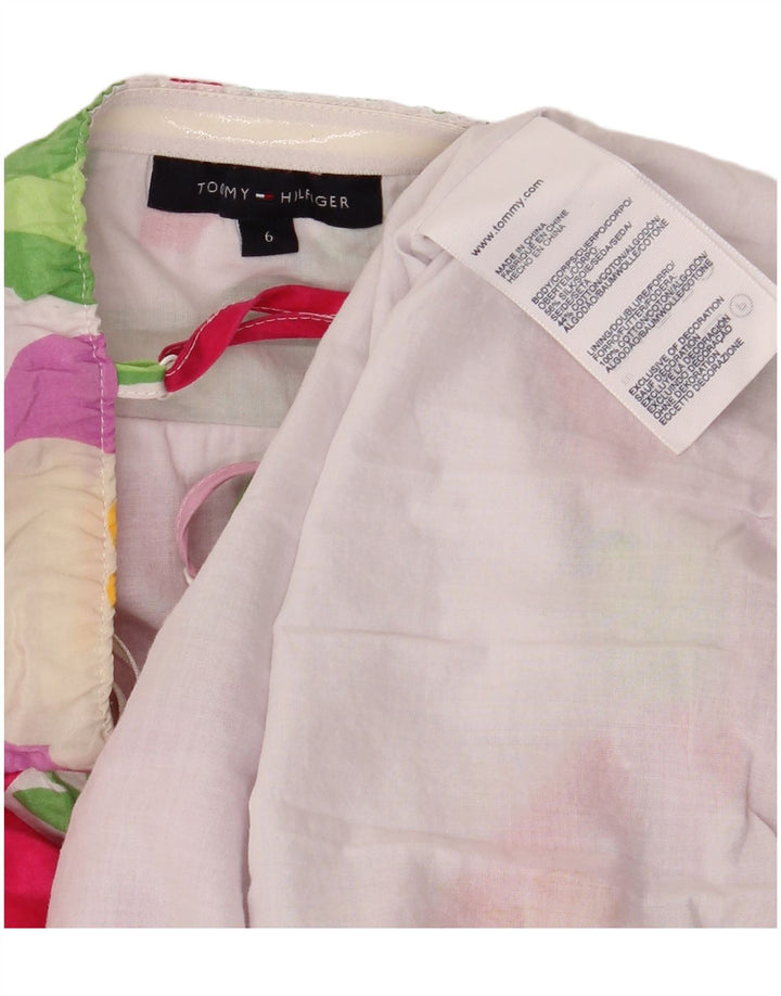 TOMMY HILFIGER Rochie de soare pentru femei US 6 Medium Pink Floral Silk