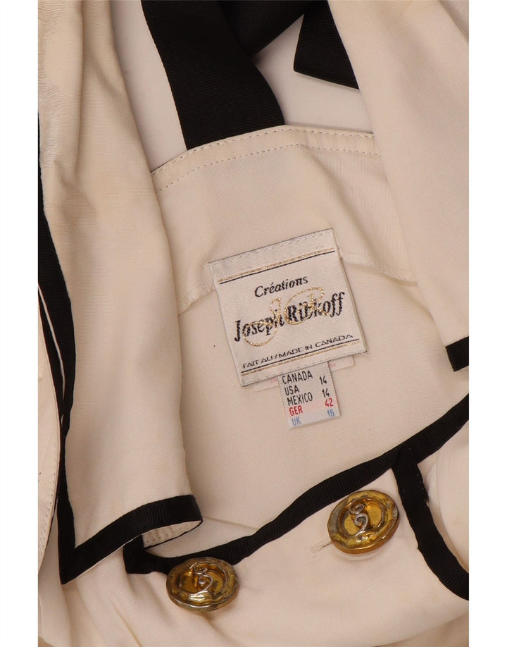 Joseph Ribkoff Gilet pentru femei UK 16 Large White Viscose