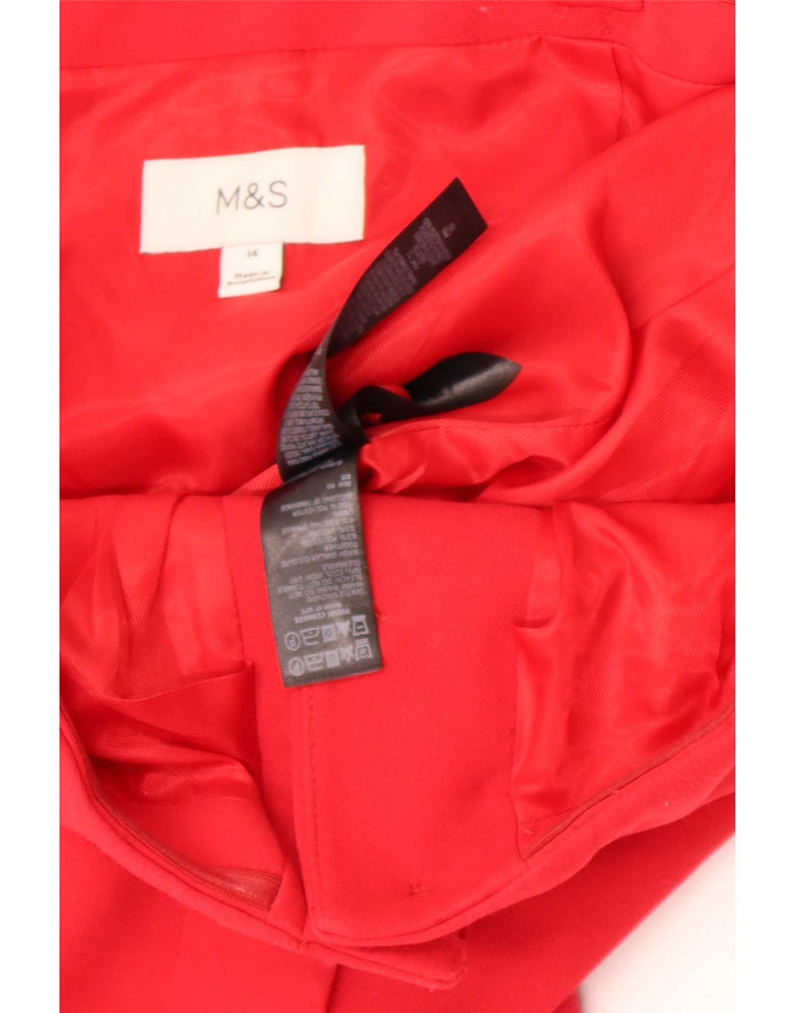 Top corset pentru femei Marks & Spencer UK 14 Poliester roșu mediu