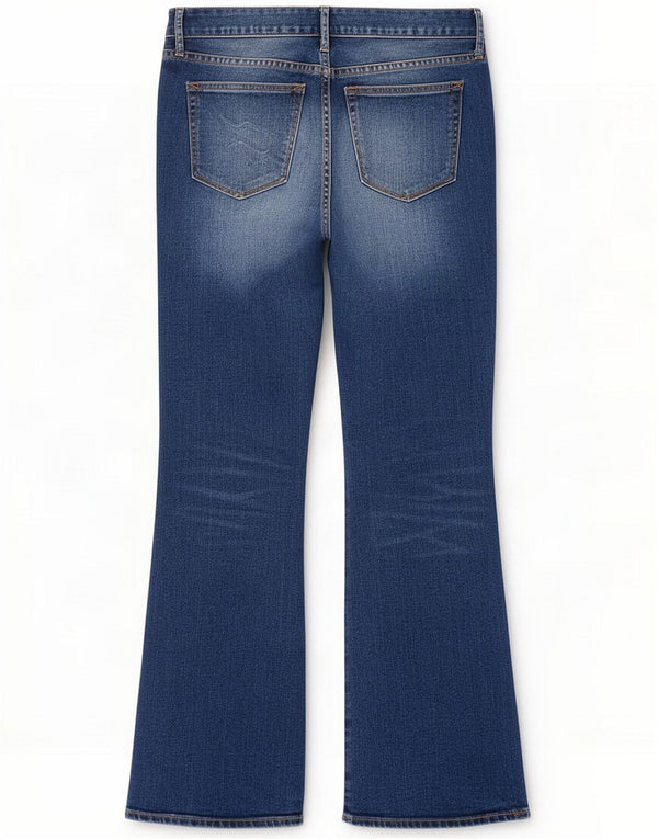 Gap Blugi pentru femei curvy Bootcut US 10 Large W30 L30 Blue Cotton