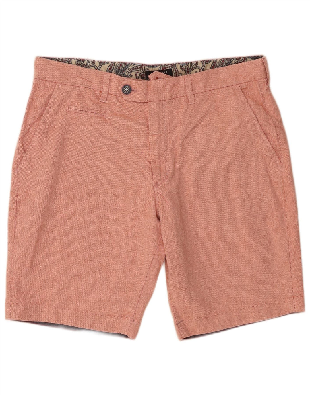 Pantaloni scurți chino pentru bărbați Ted Baker W34, bumbac roz mare
