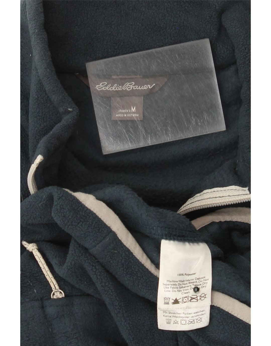 Jachetă fleece pentru femei Eddie Bauer UK 12 Medium bleumarin poliester