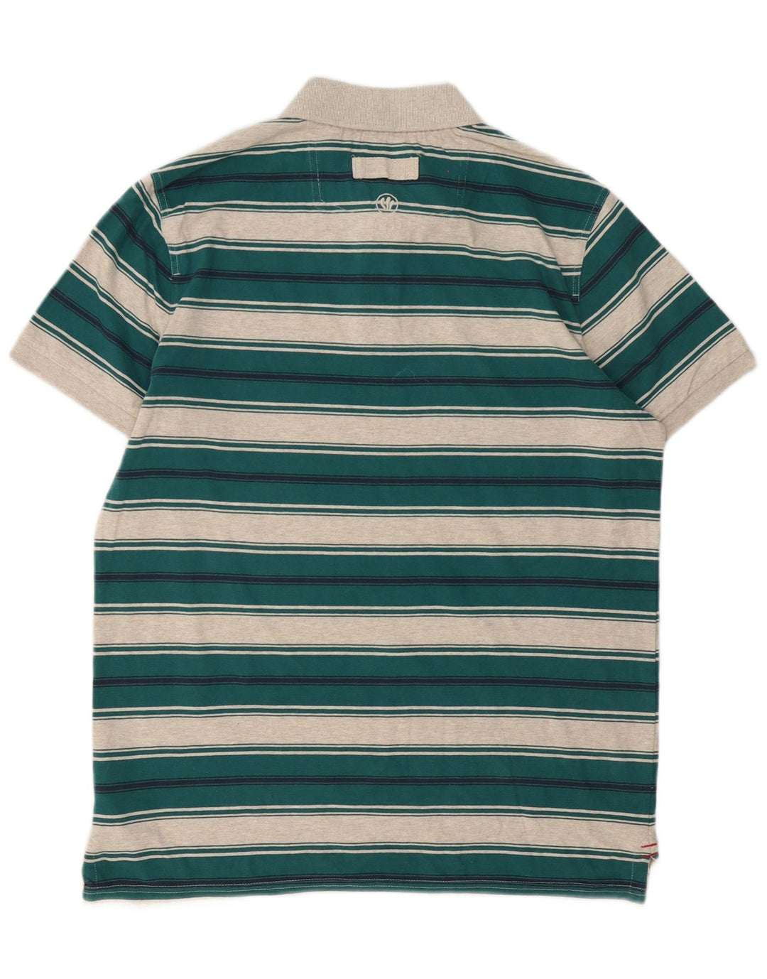 Tricou polo pentru bărbați Fat Face, bumbac cu dungi verzi medii