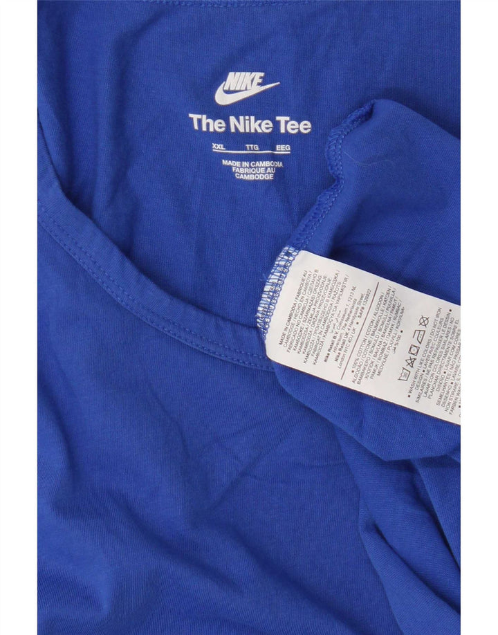 Vestă pentru bărbați Nike, 2XL, bumbac, albastru