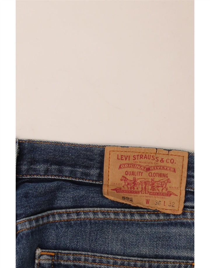 Blugi drepti 592 pentru femei Levi's W36 L32 albastru