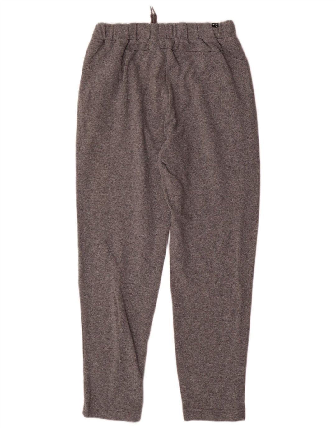 Pantaloni de trening grafic PUMA pentru bărbați, bumbac cu pete, gri mediu