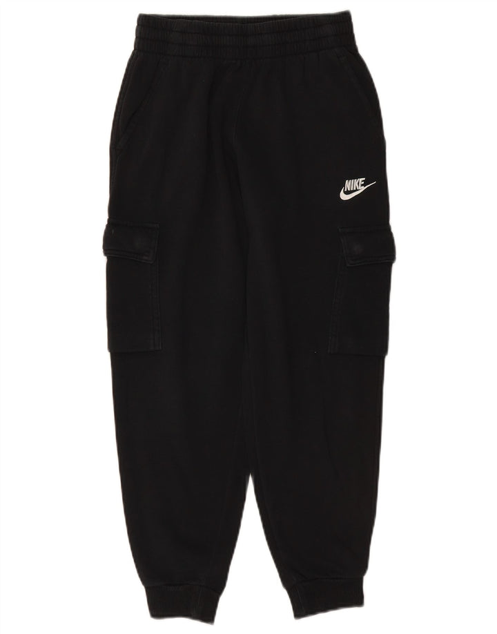 Pantaloni de trening cargo NIKE pentru băieți Pantaloni de jogging 10-11 ani bumbac mediu negru