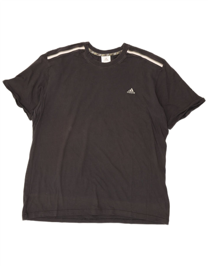 Tricou pentru bărbați Adidas Top 2XL bumbac negru