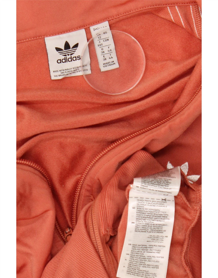 Jachetă Adidas Crop Trening Top Jacket UK 12 Poliester portocaliu mediu