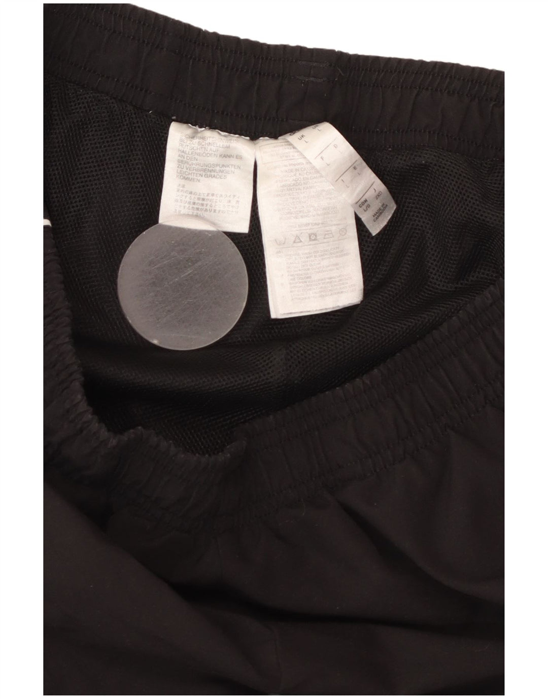 Pantaloni de trening ADIDAS pentru bărbați, mari, negru, poliester