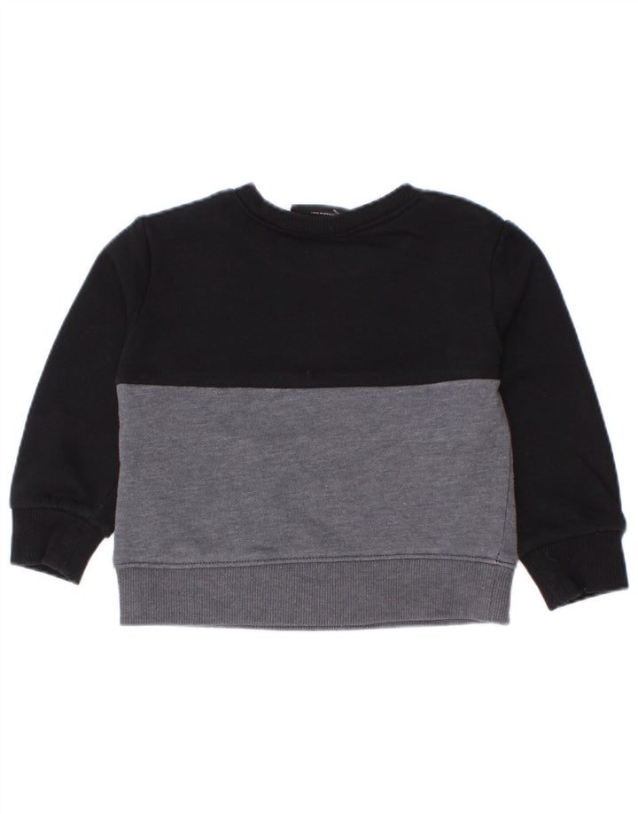 Pulover grafic Under Armour pentru bebelusi, 9-12 luni, negru