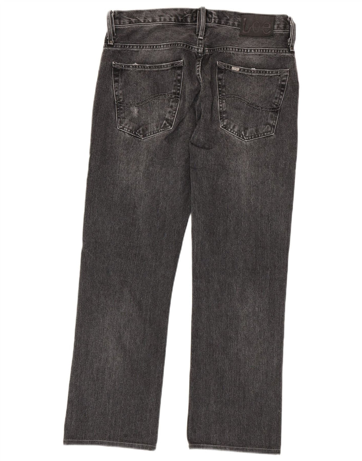 Blugi LEE Knox Distressed Straight pentru bărbați W32 L29 bumbac gri