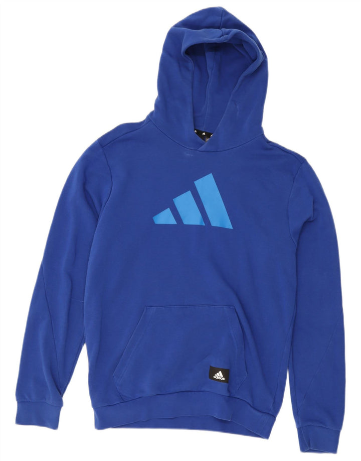 Trening complet pentru bărbați Adidas, mic, albastru, bumbac