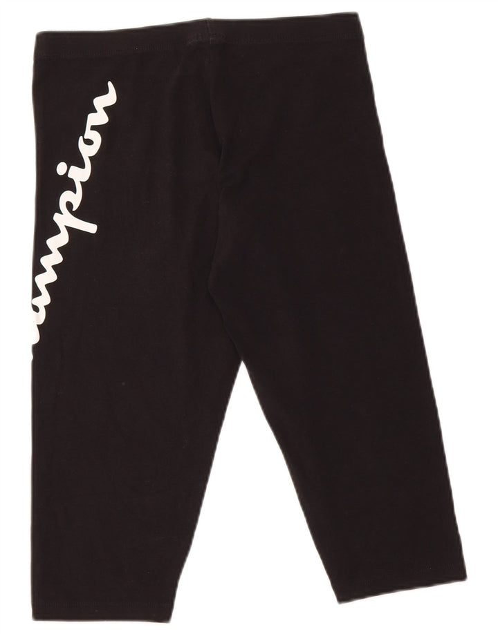 Legging Capri cu grafic pentru femei Champion UK 10 Small Black