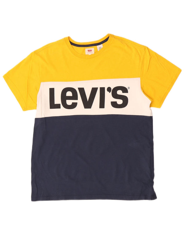 Tricou grafic pentru bărbați Levi's Top mediu multicolor din bumbac color bloc