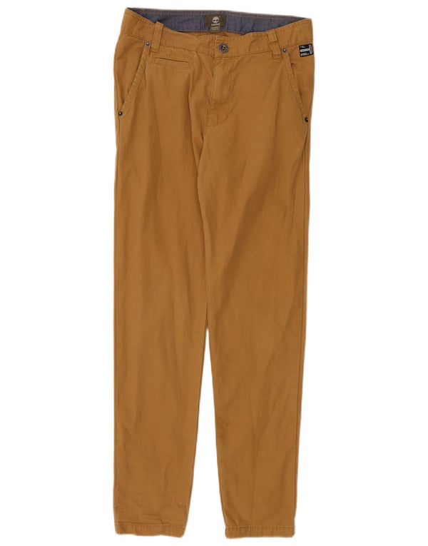 Timberland Boys Slim Chino Trousers 13-14 Years W28 L25 Beige Cotton