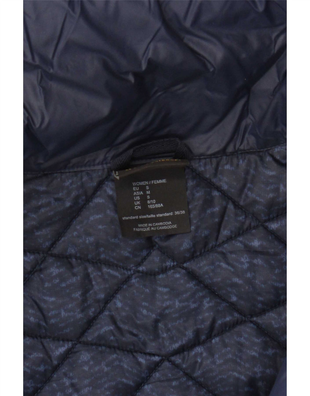 Jack Wolfskin Jachetă căptușită pentru femei UK 8/10 Small Navy Blue Marine