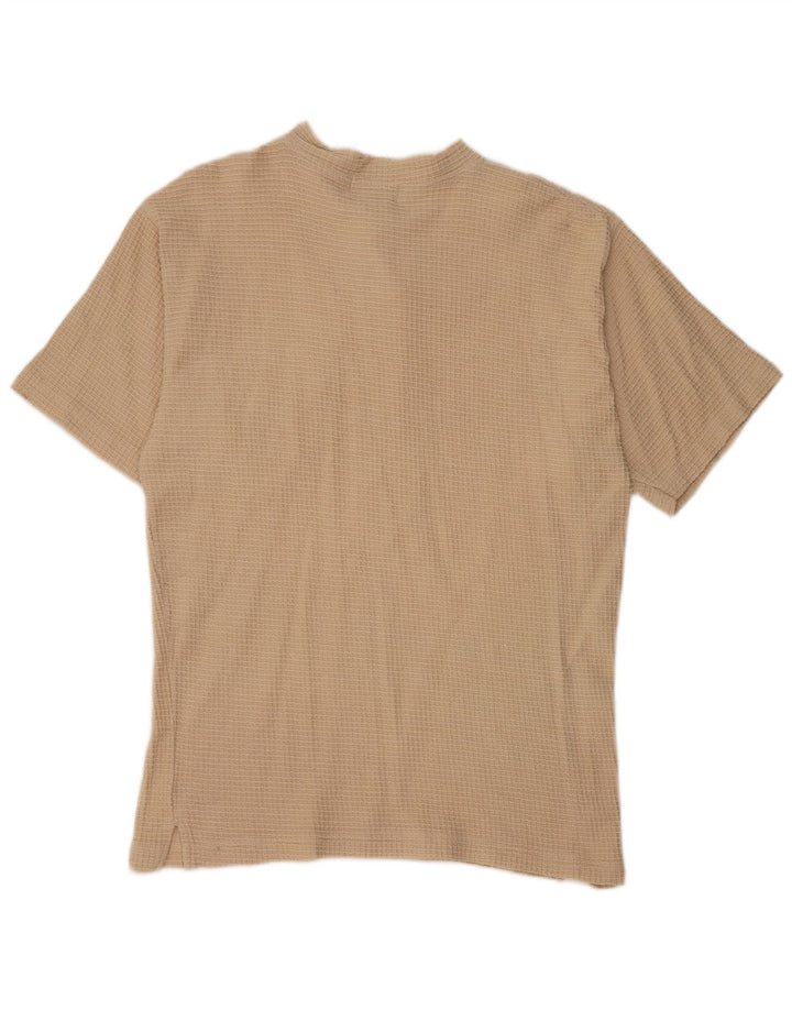 Berto Lucci Tricou Bărbați Top Mic Bej Bumbac