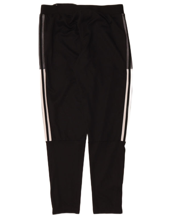 Pantaloni de trening Adidas pentru bărbați, poliester mediu, negru