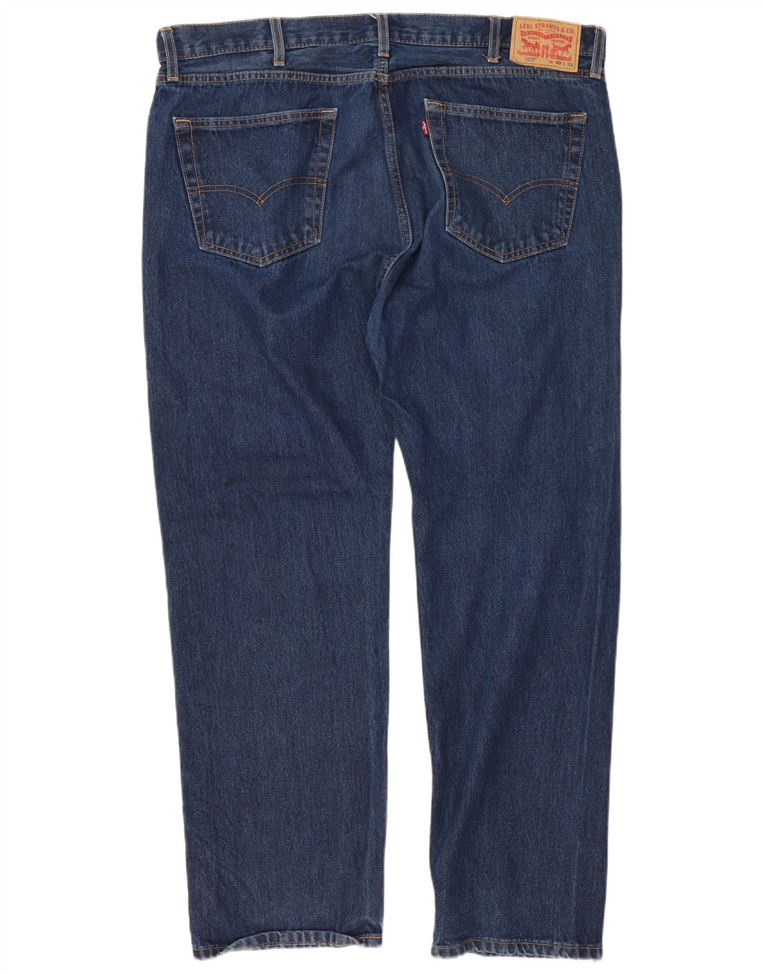 Blugi drepti pentru bărbați Levi's 505 W40 L30 bumbac bleumarin