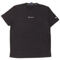 Tricou grafic Champion pentru bărbați Top mediu din bumbac negru