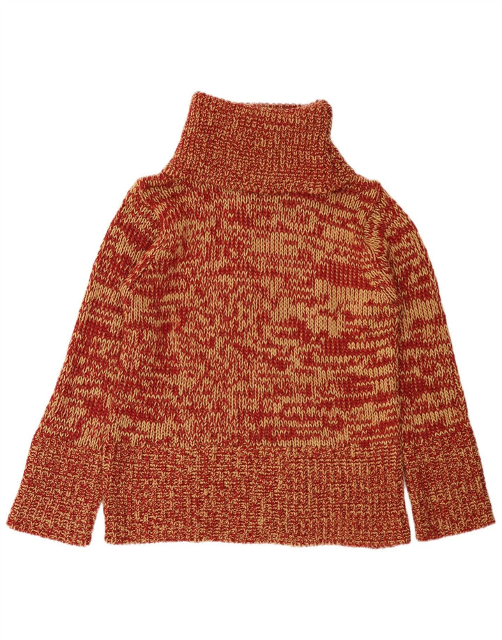 Blue Motion Pulover cu gât rulat pentru femei UK 16 Large Red Flecked