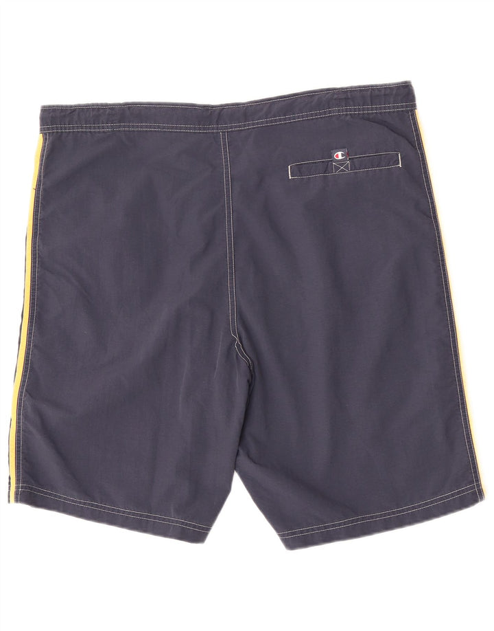 Pantaloni scurți de înot Champion pentru bărbați, mari, bleumarin, poliamidă color bloc