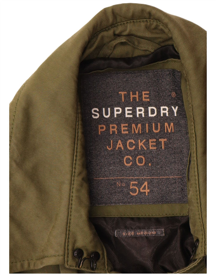 Palton Superdry pentru femei UK 14 Medium Khaki Lyocell