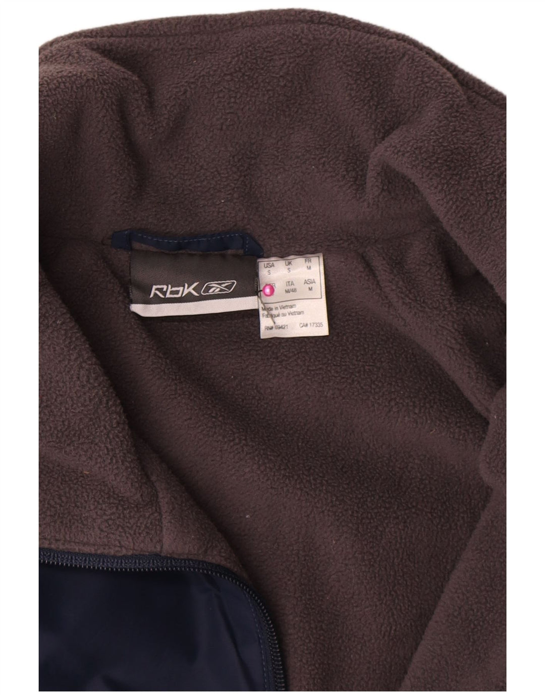 Jachetă Windbreaker pentru bărbați Reebok UK 36 Small, bleumarin, poliamidă