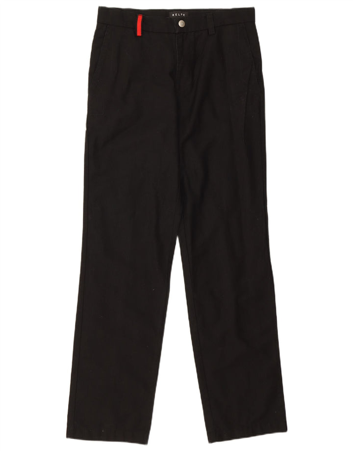 Pantaloni Belfe pentru bărbați UK 30 W30 L31 bumbac negru